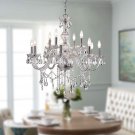 Modern K9 Crystal Chandelier Lighting LED Fixture Pendant Chandelier for Livingroom    12E  12 Bulbs