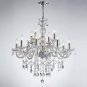 Modern K9 Crystal Chandelier Lighting LED Fixture Pendant Chandelier for Livingroom    12E  12 Bulbs
