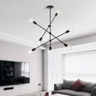 Contemporary Sputnik Chandelier, Six-and-a-half Flat Ceiling Lighting