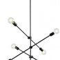 Contemporary Sputnik Chandelier, Six-and-a-half Flat Ceiling Lighting