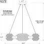 TZOE Crystal Pendant Light Modern Chandelier 6-Light Round Chandeliers Crystal Chandelier