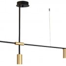 Contemporary Chandelier 4  Light Pendant Lighting for Kitchen Geometric Modern Linear Chandelier