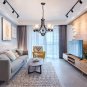 5 Light Shaded Contemporary Chandeliers with Alabaster Glass Oil Rubbed Bronze Modern Light Fixtures