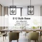 Industrial Foyer Cage Chandelier Modern Kitchen Island Restaurant Lighting Embedded Ceiling Lamp