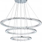 MEEROSEE Crystal Chandelier Modern Ceiling Chandelier