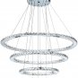 MEEROSEE Crystal Chandelier Modern Ceiling Chandelier