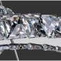MEEROSEE Crystal Chandelier Modern Ceiling Chandelier