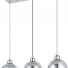 E26 Droplight Electroplated Chrome Plated Glass Dome Lamp Non-dimmable Hanging Kitchen Lights