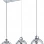 E26 Droplight Electroplated Chrome Plated Glass Dome Lamp Non-dimmable Hanging Kitchen Lights
