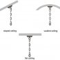 LOG BARN French Country Metal Chandelier Antique Brush Dark Silver 27.6" Living Room Pendant Light