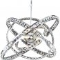 Orb Globe Cage Round Pendant Fixtures Dining Room Ceiling Lights, Sphere Crystal Chandelier