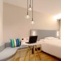 Pathson Island chandelier 3-light retro-style gloves transparent glass lampshade indoor chandeliers
