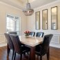 Anmytek Wood Beaded Chandelier Pendant Light Gray White Finishing Kitchen Island Lighting