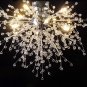 Chandeliers Hand Made Firework LED Light Crystal Pendant Lighting Ceiling Light Fixtures Chandeliers