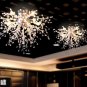 Chandeliers Hand Made Firework LED Light Crystal Pendant Lighting Ceiling Light Fixtures Chandeliers
