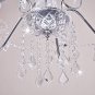 Crystal Raindrop Chandelier Lighting Flush Mount LED Ceiling Light Fixture Pendant 12 Bulbs