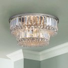 Chandelier Crystal Raindrop Chandelier Lighting Flush Mount LED Ceiling Light Fixture Pendant Lamp