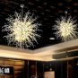 GDNS Chandeliers Firework LED Light Stainless Steel Crystal Pendant Lighting Ceiling Light