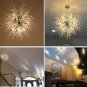 GDNS Chandeliers Firework LED Light Stainless Steel Crystal Pendant Lighting Ceiling Light