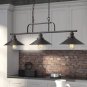 Zeyu Industrial 3-Light Pendant Lighting, Vintage Kitchen Island Light with Oil Rubbed Bronze Finish
