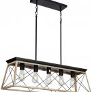 DEARLAN wooden chandelier country style chandelier, wood