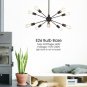 Type of BulbPutnik Twig Chandelier Lighting Drawing Nickel Medieval Modern Pendant Ceiling Lamp