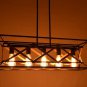 Alice House 8 "island Lights, 5 Lights Kitchen Chandelier, Brown Finish Dining Room Chandelier