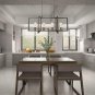 Lingkai Modern Kitchen Island Chandelier Chandelier Industrial Chandelier Matte Black Bronze Finish