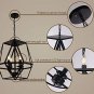 Decorative Lamps Vintage Industrial Style Wrought Iron Restaurant Candle Tube Chandelie