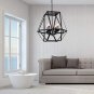 Decorative Lamps Vintage Industrial Style Wrought Iron Restaurant Candle Tube Chandelie