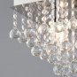 Small Square Bathroom IP44 Rated Flush Mounted Ceiling Light in Chrome (5 Light)