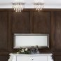 Small Square Bathroom IP44 Rated Flush Mounted Ceiling Light in Chrome (5 Light)