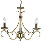 3 Light Vintage Candle Crystal Chandelier Ceiling Lights Pendant Lighting Fixtures