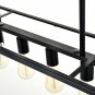 Kitchen Island Pendant Light, JJGD Modern Industrial Chandelier Matte