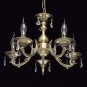 Classic Elegant Candles Chandelier Clear Cryst al Pendant 5-Flame Living Room/Dining Hall