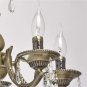 Classic Elegant Candles Chandelier Clear Cryst al Pendant 5-Flame Living Room/Dining Hall