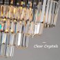 ANTILISHA Crystal Chandelier Lighting Pendant Ceiling Modern Round Black Chandeliers