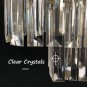 Antilisha Rectangular Crystal Chandelier Lighting Modern K9 Pendant Ceiling Chandeliers 10 Lights