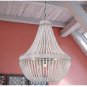 Saint Mossi Chandelier Crystal Tune Glass Ceiling Light 5 Lights Vintage Handcrafted Rust