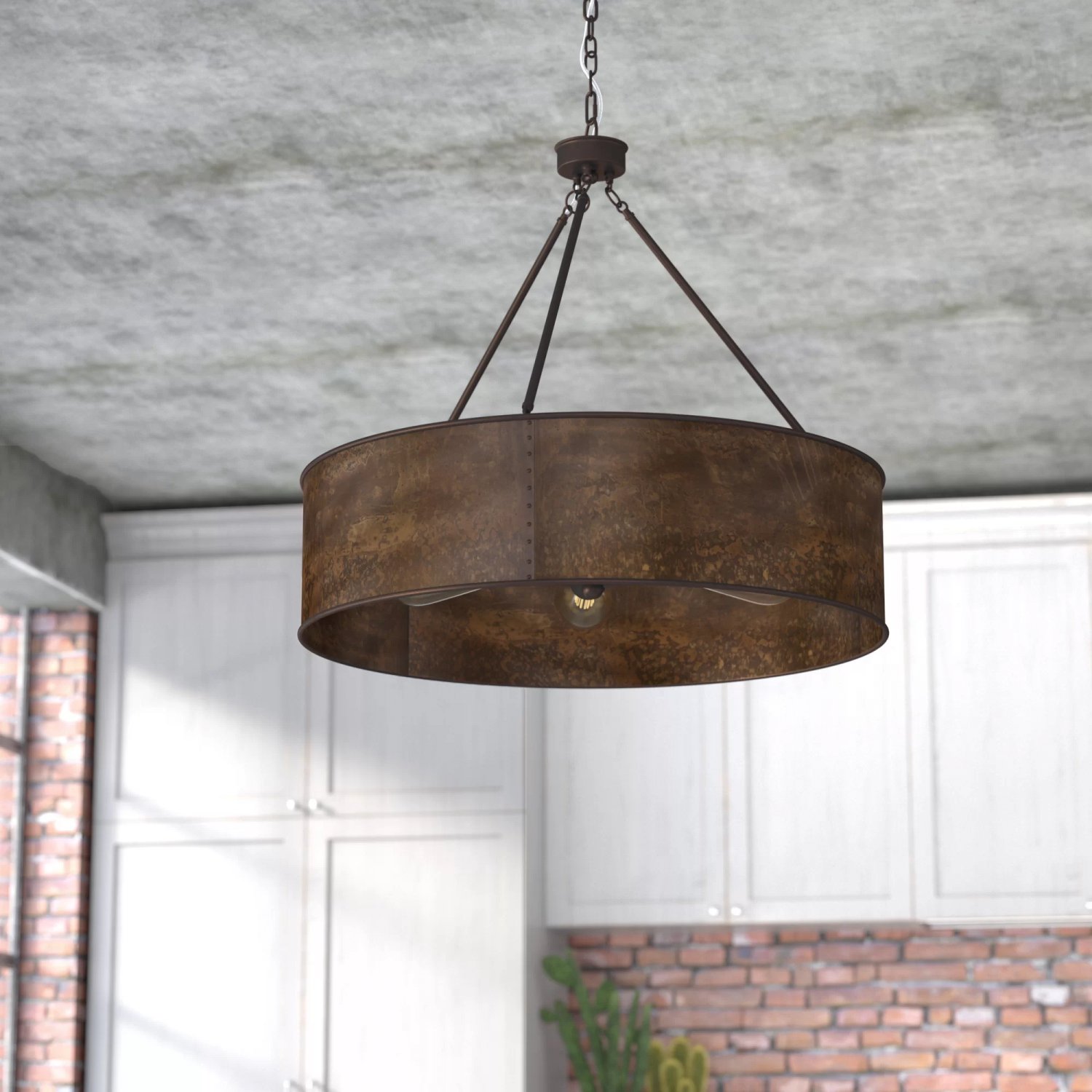 Vincent 5-Light Unique / Statement Drum Chandelier