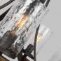Zaria 5 - Light Shaded Wagon Wheel Chandelier