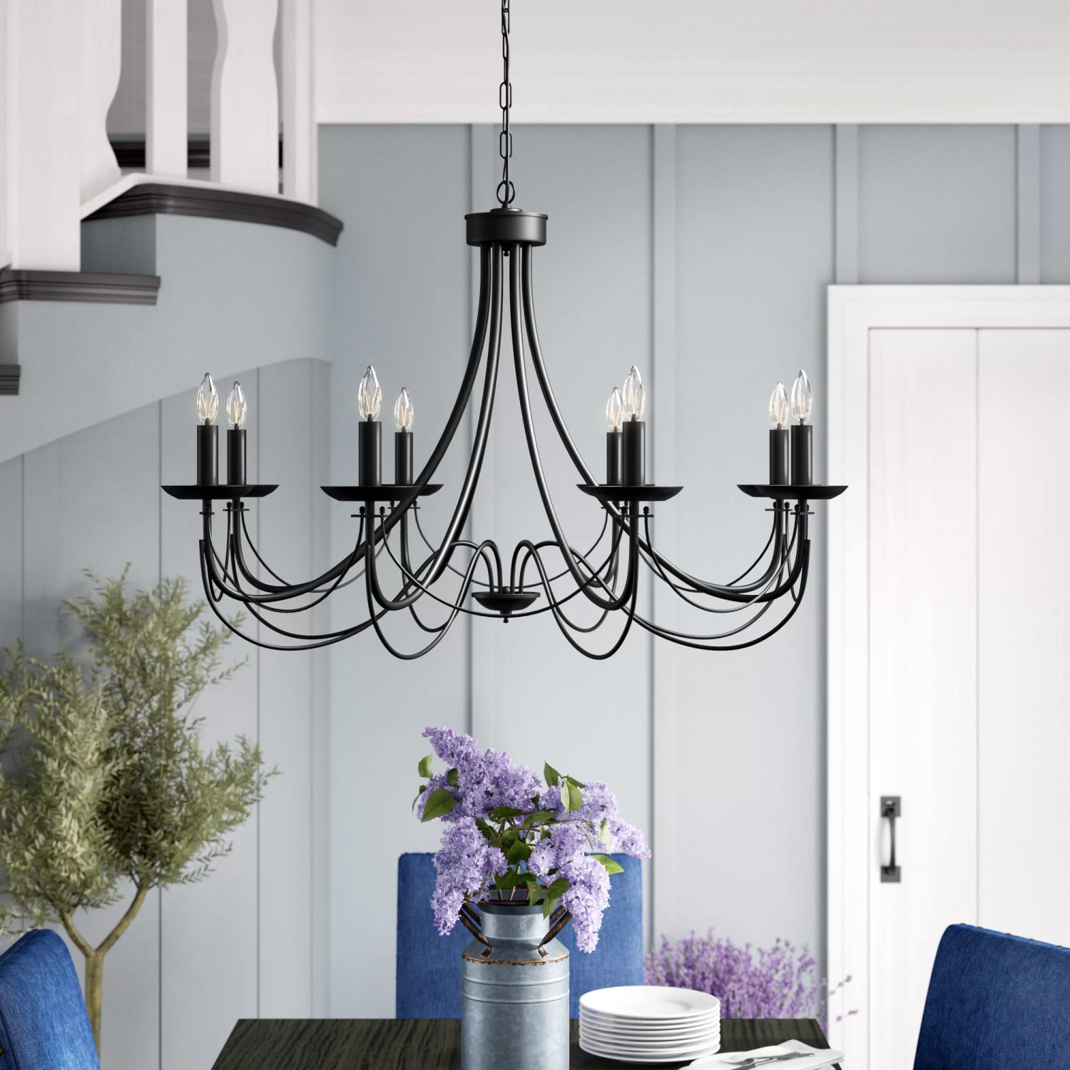 Ryckman 8 - Light Candle Style Classic / Traditional Chandelier