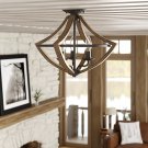 Reimers 3-Light Semi Flush Mount