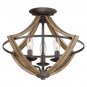 Reimers 3-Light Semi Flush Mount