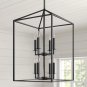 Odie 8 - Light Lantern Rectangle Chandelier