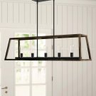 Natarsha 5 - Light Kitchen Island Linear Pendant