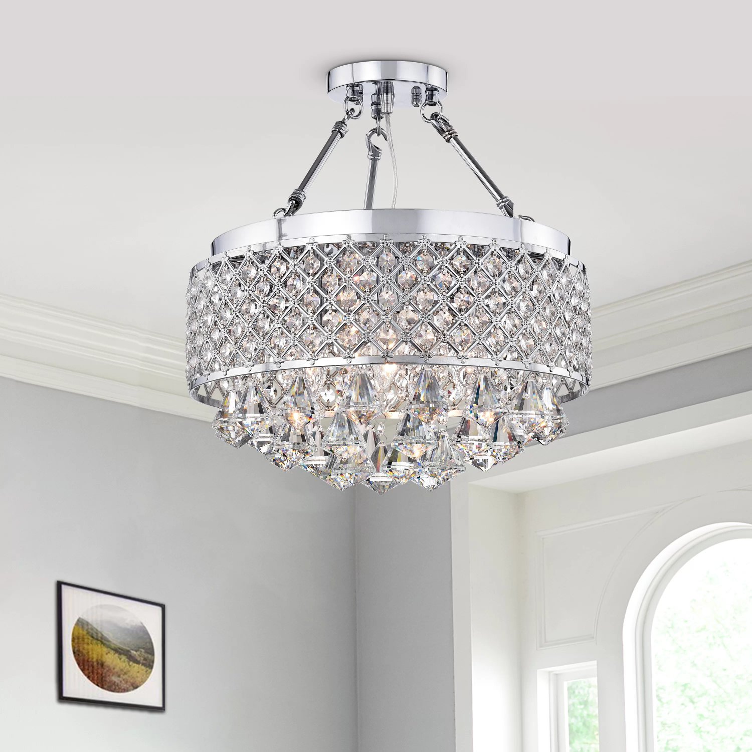 Darcy 4-Light Semi Flush Mount