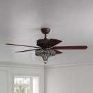52" Menzies 5 Blade Ceiling Fan with Remote