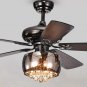 52" Lakey 5 Blade Ceiling Fan, Light Kit Included