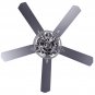 52" Farr Crystal 5 Blade Ceiling Fan with Remote, Light Kit Included